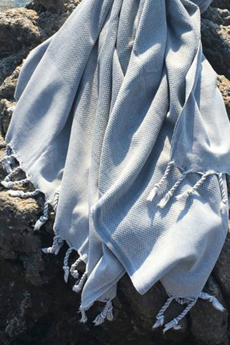 Mijölnir Toalla de playa fouta de algodón 100% - Gris